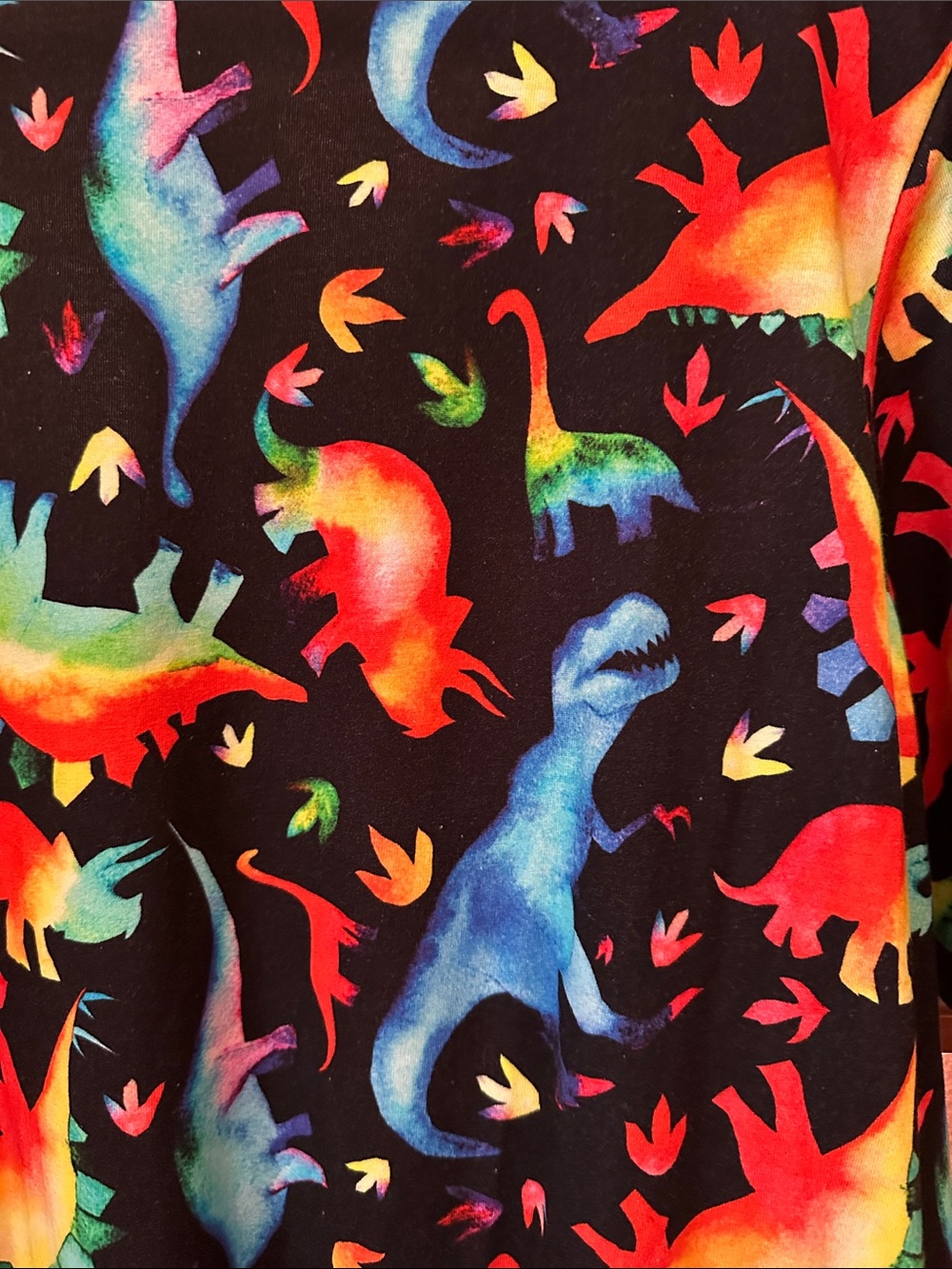 Rainbow Dinosaurs Midi Twirl Dress - Picture 3 of 7